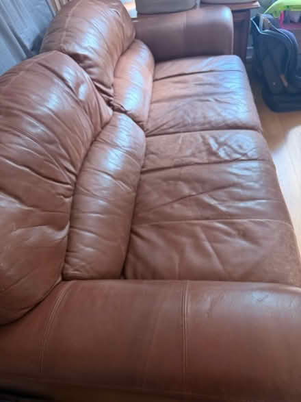Photo of free Leather DFS sofa (TN14 7JH) #2