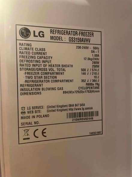 Photo of free Fridge Freezer (Southgate N14) #1
