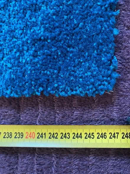 Photo of free Teal carpet offcut (Streatham SW16) #3