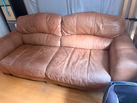 Photo of free Leather DFS sofa (TN14 7JH) #1
