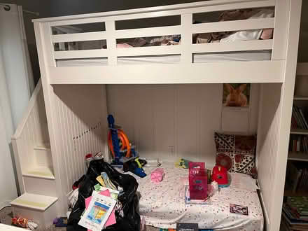 Photo of free Pottery barn loft bed (Near Royal/Greenville) #2