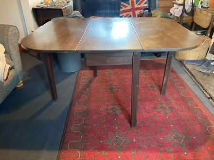 Photo of free Mahogany gateleg table (Helsington LA8) #1