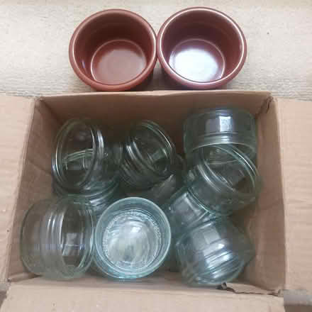 Photo of free 25 glass 'Gu pots' (Lewes BN7) #1