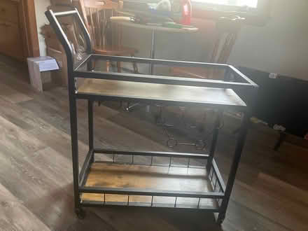 Photo of free Wood and Metal Bar Cart (E Main St) #2