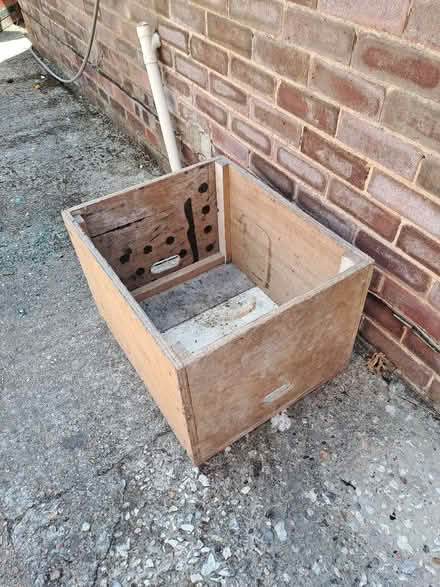 Photo of free Solid wooden box (Harefield SO19) #3