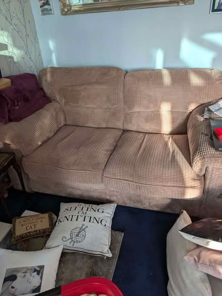 Photo of free 2 seater sofa and sofa bed, collect from Audley. (Audley ST7) #3