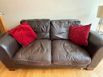Photo of free 2 M&S leather sofas (Beaconsfield HP9) #1