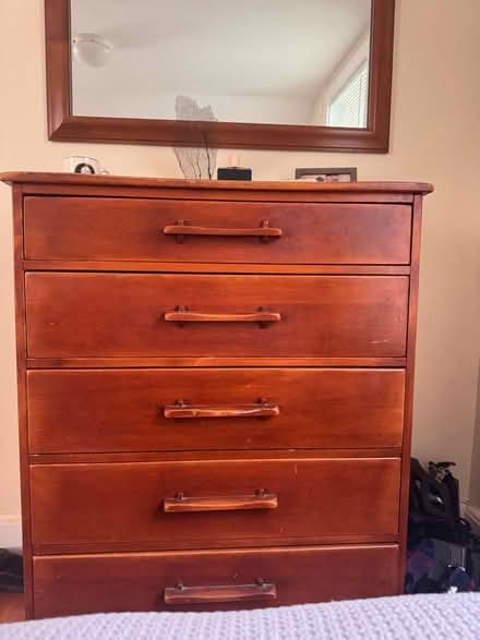 Photo of free Dresser, mirror, queen headboard (Weston) #2
