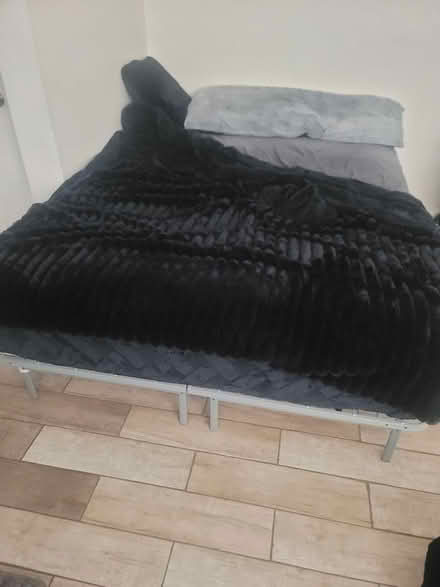 Photo of free Queen size pillowtop mattress/frame (Concord,NH 03301 Loudon rd) #1