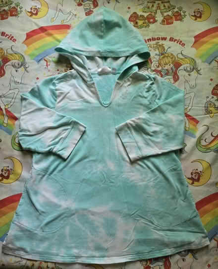 Photo of free Aqua White Tie-Dye Hoodie Large (West 7th) #1