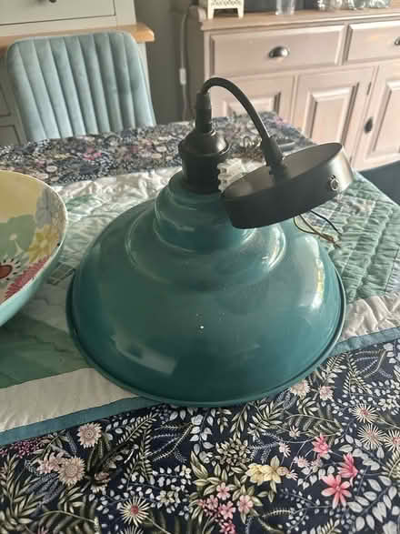 Photo of free Blue metal lamp (Cosby LE9) #3
