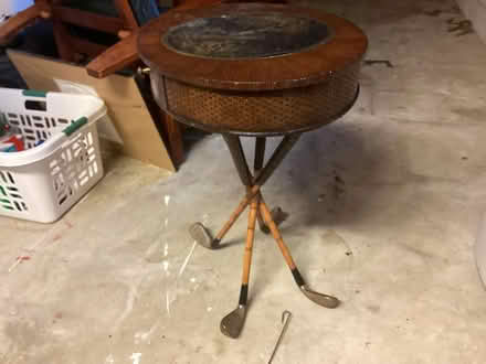 Photo of free side table curb alert (off edwin) #3