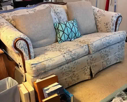 Photo of free 2-Seat Couch & Storage Ottoman (Park View at Tyler Run York PA) #1