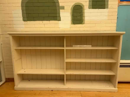 Photo of free 2.2m wooden shelves, 1.2m high (Sw14 8ED) #3