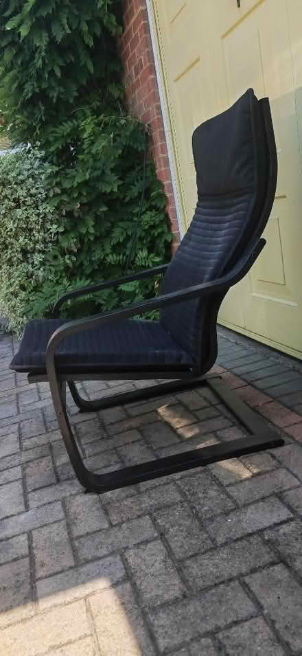 Photo of free IKEA Poang Black chair (Woodley RG6) #3