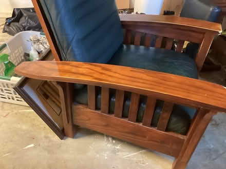 Photo of free adjustable wood chair (off edwin) #1