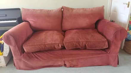 Photo of free red Sofa (Upton Grey RG25) #1