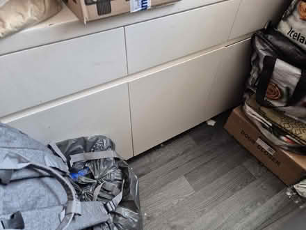 Photo of free Large White gloss side table (Rochdale OL16) #1