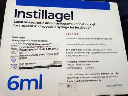Photo of free Local anaesthetic (N170LT) #1