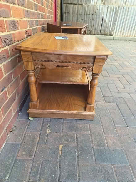Photo of free Small table. Solid wood. Located Chesham (Lower Bois HP5) #1