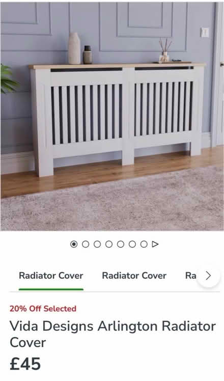 Photo of free Dunelm radiator cover (Canterbury) #2