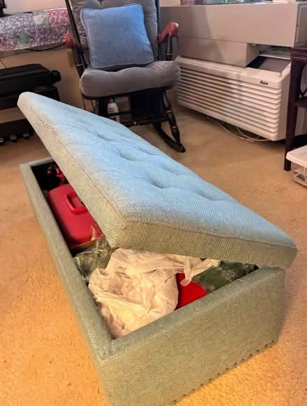 Photo of free 2-Seat Couch & Storage Ottoman (Park View at Tyler Run York PA) #3