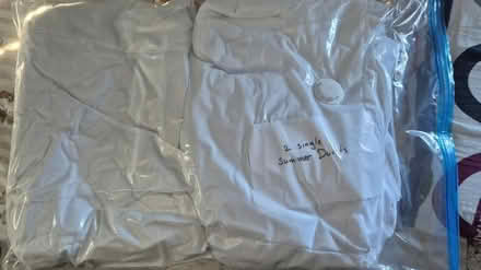 Photo of free 2 single summer duvets (Downham BR1) #1