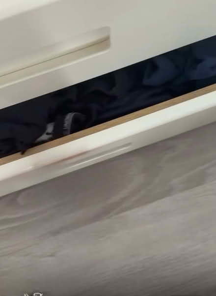 Photo of free White single bed with storage (Woking GU21) #4