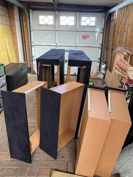 Photo of free King sized black velvet bed base (Bewdley DY12) #1