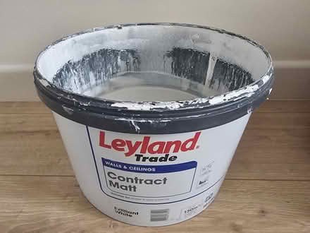 Photo of free Leftover brilliant white paint 4-5L (Grays RM20) #1