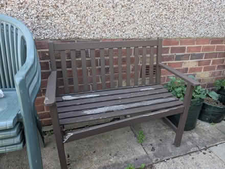 Photo of free Wooden bench (Allerton BD15) #2