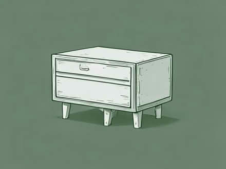 Photo of Small wood filing cabinet for suspended files (Brough CA17) #1