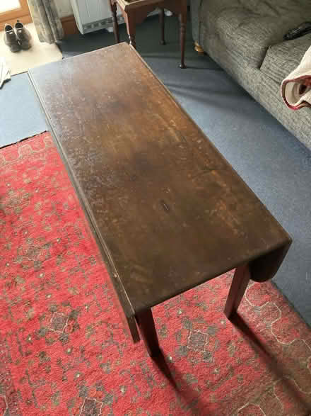 Photo of free Mahogany gateleg table (Helsington LA8) #2