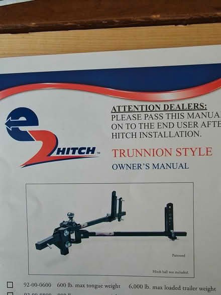 Photo of free Sway bar type trailer hitch (Blue mountain road) #1