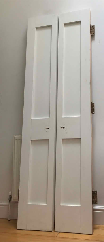Photo of free Pair of narrow wooden doors (Melton IP12) #1