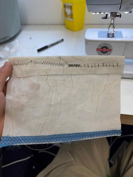 Photo of free boat sail , cut in pieces (SE16 6NF) #1