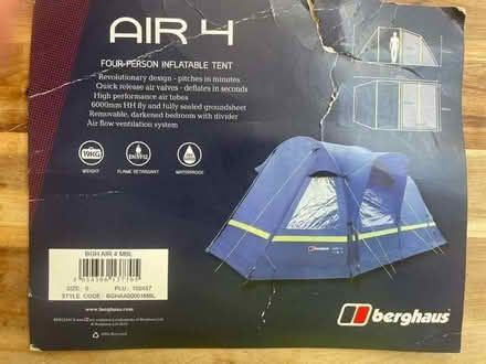 Photo of free airbeam tent (Temple Mills E15) #1