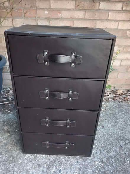 Photo of free Faux leather drawer unit (Colchester CO1) #1