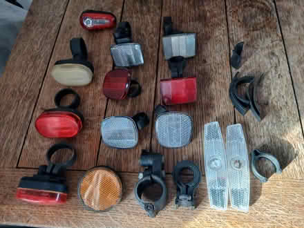 Photo of free Collection of cycle reflectors and led lights (Welwyn AL6) #1