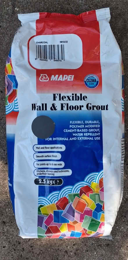 Photo of free Bag of Charcoal Grout (Debden IG10) #1