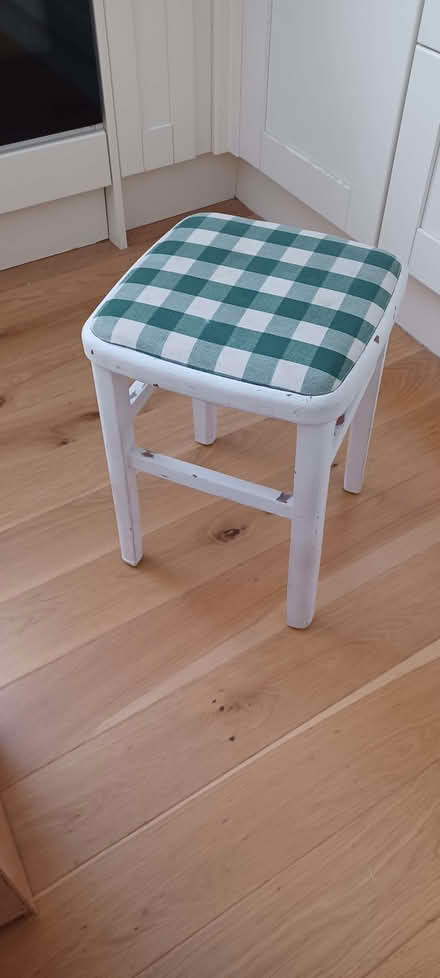 Photo of free Stool wooden, fabric covered (Florence Park OX4) #1