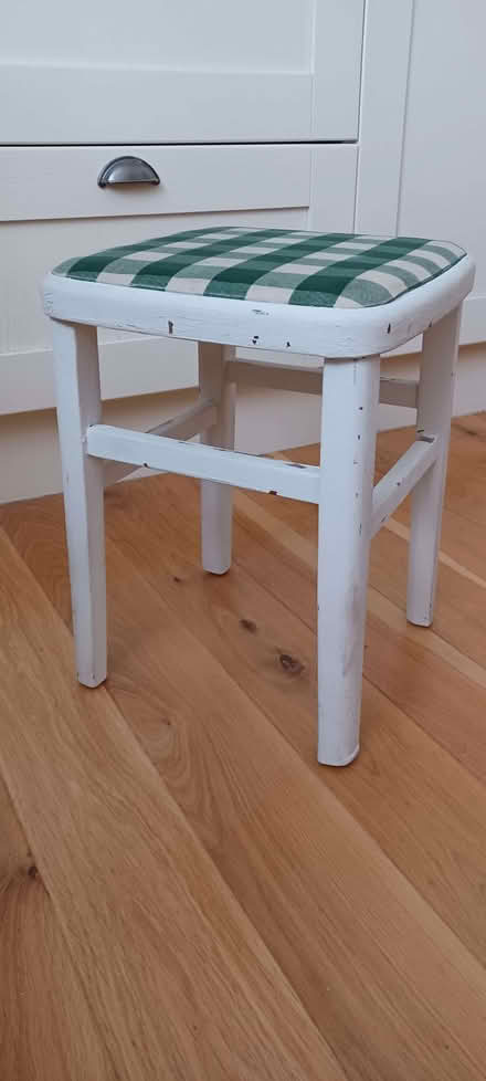 Photo of free Stool wooden, fabric covered (Florence Park OX4) #2