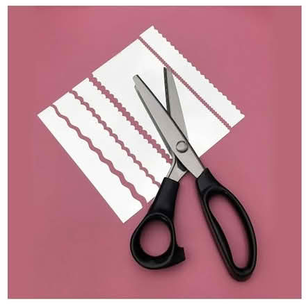 Photo of Pinking scissors for paper craft (mitcham CR4) #1