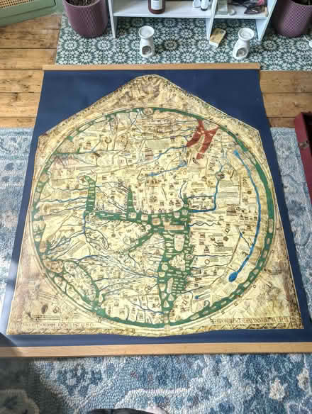 Photo of free Folio society Mappa Mundi/Hereford world map (Highfield S2) #1