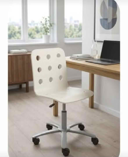 Photo of free Ikea wood chair been painted H37" x W17 (Taunton Eastgate District Ward TA1) #1