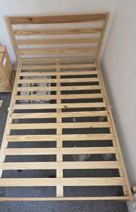Photo of free Wooden small double bed frame (Stoke Park BS16) #1