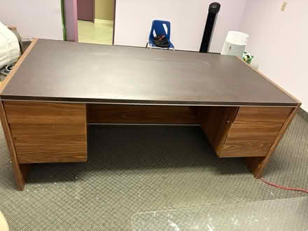 Photo of free Wooden Office Desk (Don Mills and Eglinton) #3