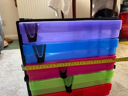 Photo of free Stacked plastic filing trays (bognor regis PO22) #4