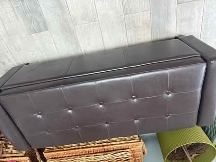 Photo of free Brown ottoman needs hinge repair (Coney Hall BR4) #1