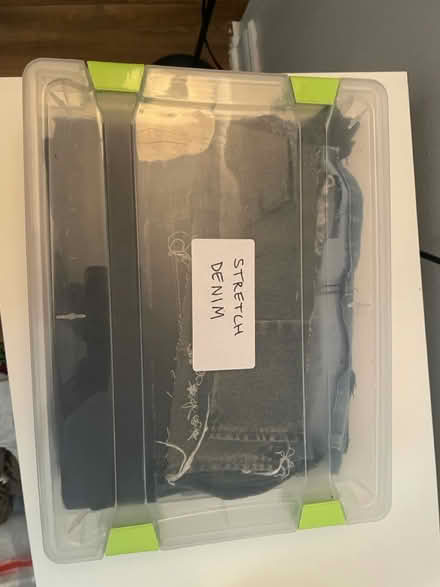 Photo of free Stretch denim scraps (Mechanicsville) #1